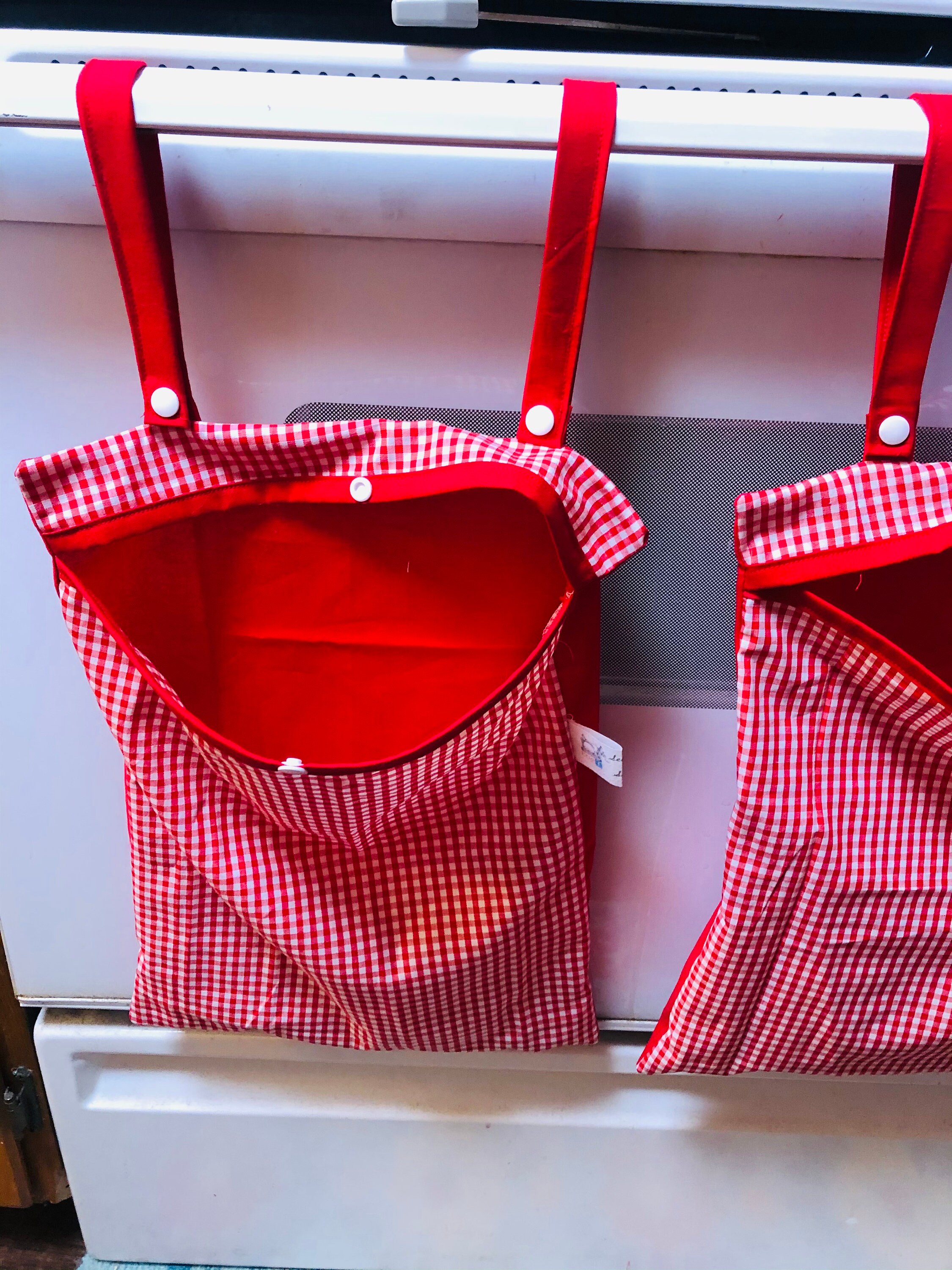 Kitchen Laundry Bag Towel Hamper Hanging Kitchen Hamper Etsy