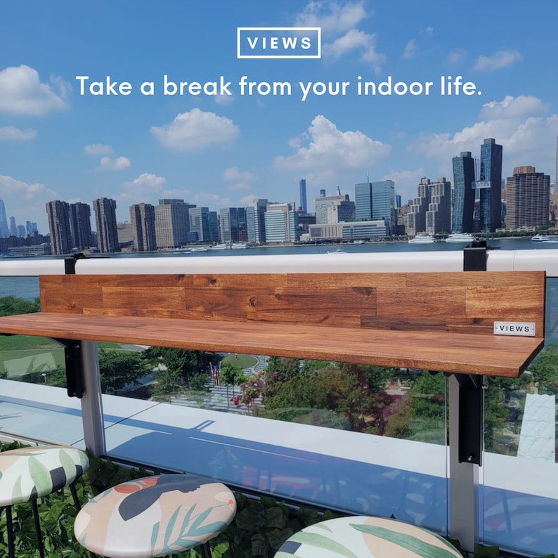 Views Balcony\u2122 Bar, Patio, Outdoor Furniture, Standing Desk | 10% OFF ends soon | FREE SHIPPING within North America