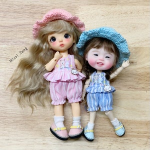 Doll Clothes for Lati Yellow doll / Pukifee/  My Meadow Twinkle. BJD doll outfit. Outfit for 1/8 doll / 16cm Height.