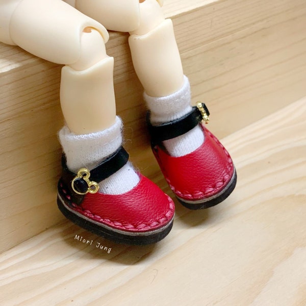 Doll Shoes for Blythe OB22 / OB24 / Lati Yellow / Mui-Chan / Twikles doll. Shoes for 1/8 doll.