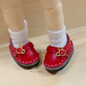 Doll Shoes for Blythe OB22 / OB24 / Lati Yellow / Mui-Chan / Twikles doll. Shoes for 1/8 doll.