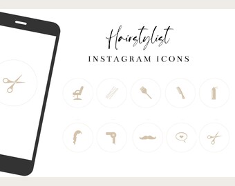Hairstylist Icons Etsy
