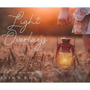 Light Overlays: Lantern & Candle Effects for Photoshop (PNGs)