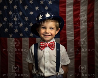 American Flag Digital Backdrop: 4th of July Photography (Digital Download)