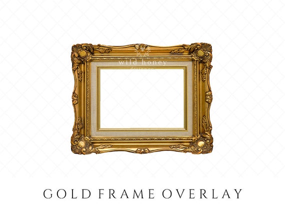 Frame PNG Overlay Fotolijst Schilderij - Etsy Nederland