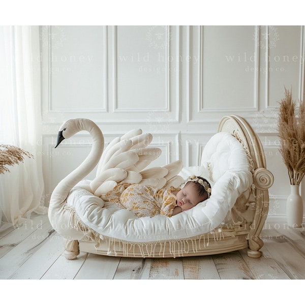 Luxury Swan Malwinka Cot Bumper - 3pcs