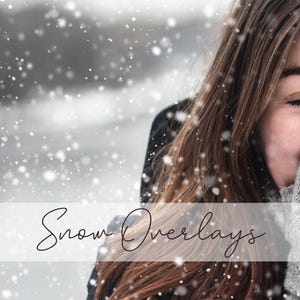 Schneefall Overlays: Winter Effekte, Texturen (Digital Effekte)