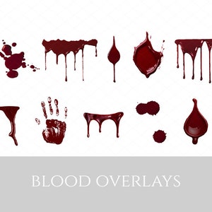 Blut Overlays, Tropft, Blutungen, Halloween, Blutiger Handabdruck, PNG, Clipart, Fake-Blut, Transparente PNG&#39;s, Photoshop Overlays