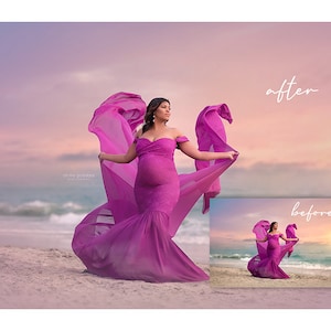 Artistic Blur Overlays for Photoshop, 9 overlays, PS Textures, fine art, canvas, Spring, Sky, Pastels