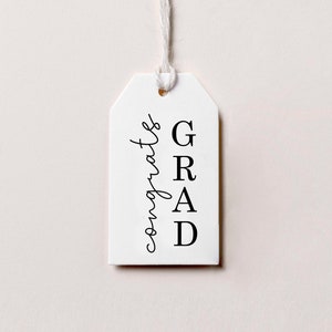 Printable Rectangle Graduation Tag, Graduation, Congrats Grad, Printable Tags, Seniors, 2024, 2025, Printables, Cookie Tag