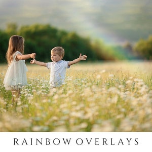 Rainbow Overlays, Photoshop Overlays, PS Overlay, Lens Flare, JPEG, Photography Overlays