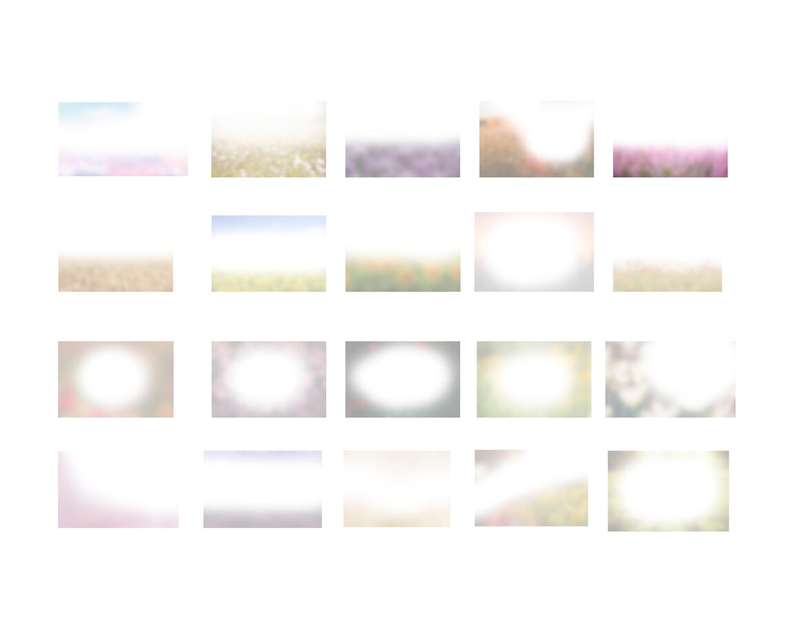 Pastel Color Photo Overlays: Spring Flower Textures (digital Download ...