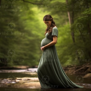 Sunny Creek Digital Backdrop: Summer, Stream (Digital Download)