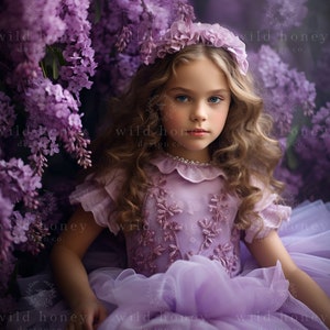 Lilac Digital Backdrop, Purple Flowers, Digital Background for Photography, Lilacs, Floral, Composite