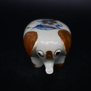 Tonala ceramic elephant signed by Ken Edwards