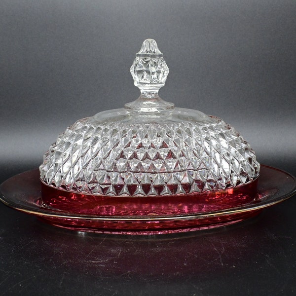 Glass Butter Dish Etsy