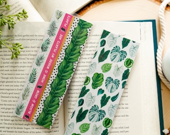Plant Lover Bookmark, 2.5in x 7in