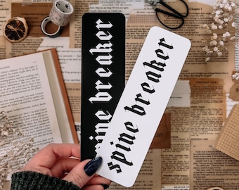 Spine Breaker Bookmark, Blackletter, 2in x 7in