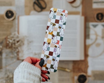 Checkerboard Ghost Bookmark, Sunflowers, 2in x 7in