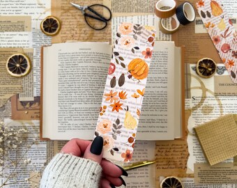 Autumn Watercolors Bookmark, 2in x 7in