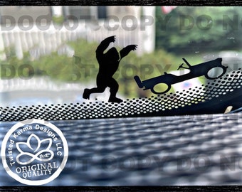 Easter Egg Vinyl Decals: Bigfoot, UFO, Dinosaur, Cat, Dog, Duck