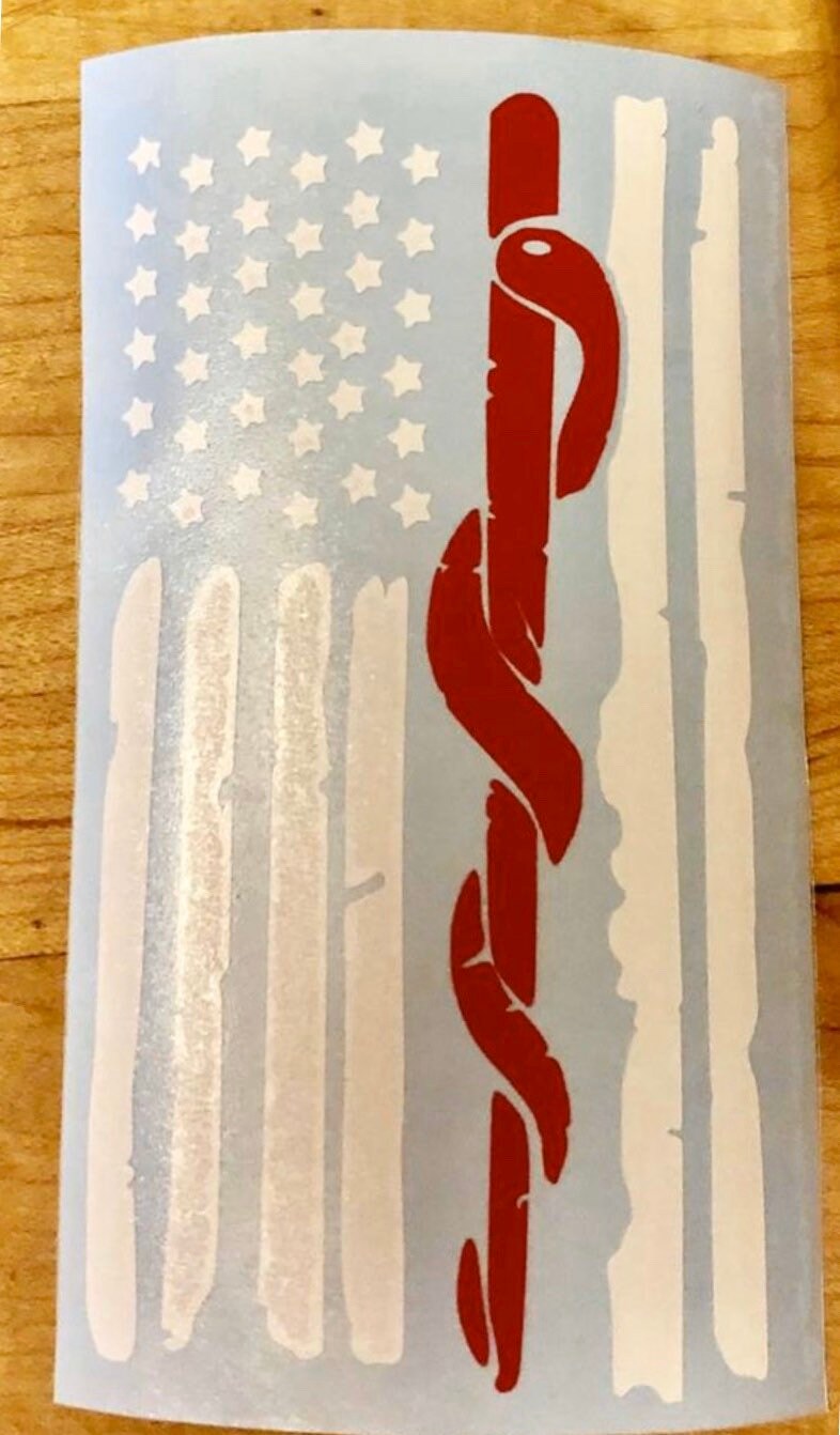 EMS Flag Medical EMT Paramedic first responder Emergency Etsy