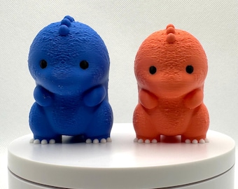 Set di giocattoli di dinosauri stampati in 3D, decorazione per la cameretta dei bambini
