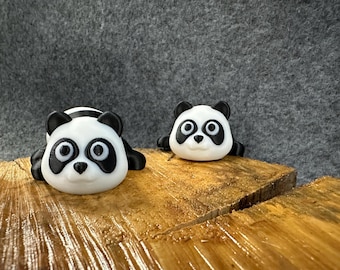 Portachiavi a forma di panda stampato in 3D