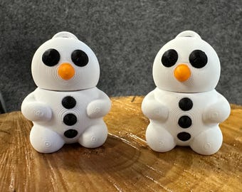 Il portachiavi del pupazzo di neve Fidget