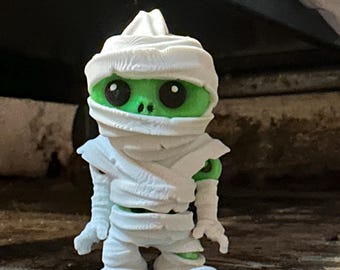 Portachiavi mummia con stampa 3D per Halloween o per tutti i giorni
