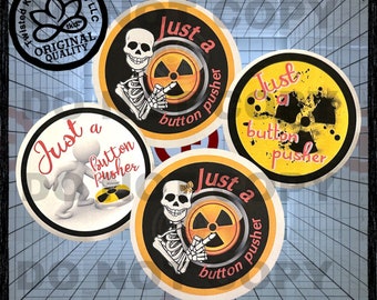 Button Pusher Radiology Tech Sticker