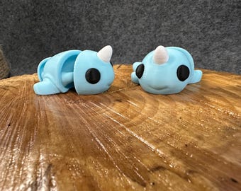 Il portachiavi Narvalo stampato in 3D