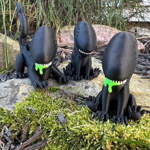 3D printed Xenomorph aliens your choice of each or a pack of all 3