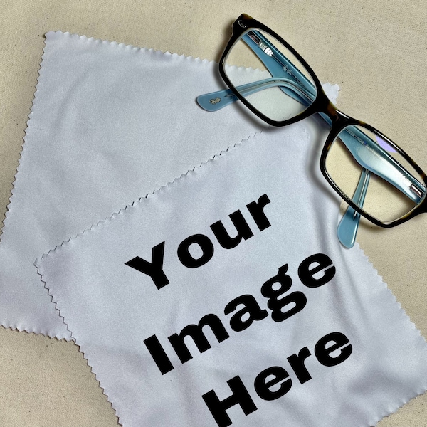 Custom Lens Cleaning Microfiber Screen Cleaning Cloth 2 pack. Multiple Packs Available. Perfect for Eye Glasses, Cameras, Cellphone Screens