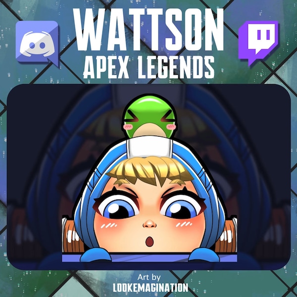 Apex Legends Wattson Nessie Peak Animated Emote for Twitch & Discord