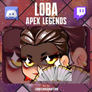 Apex Legends Loba Evil Animated Emote Remaster for Twitch & Discord