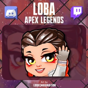 Apex Legends Loba Hi Animated Emote Remaster for Twitch & Discord