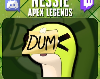 Apex Legends Nessie Dum Animiertes Emote für Twitch & Discord