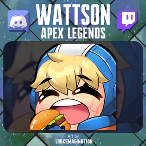 Apex Legends Wattson Eat Animated Emote for Twitch & Discord