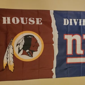 Ney York / Washington House divided 3 x 5 Banner / Flag #182