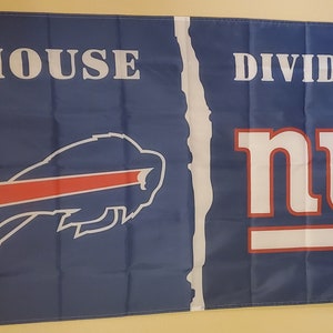 Buffalo / NY Giants House Divided 3 x 5 Flag/Banner #294