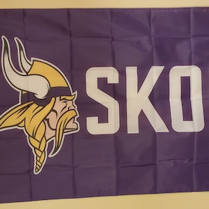 Minnesota Vikings SKOL 3 x 5 Flag #148