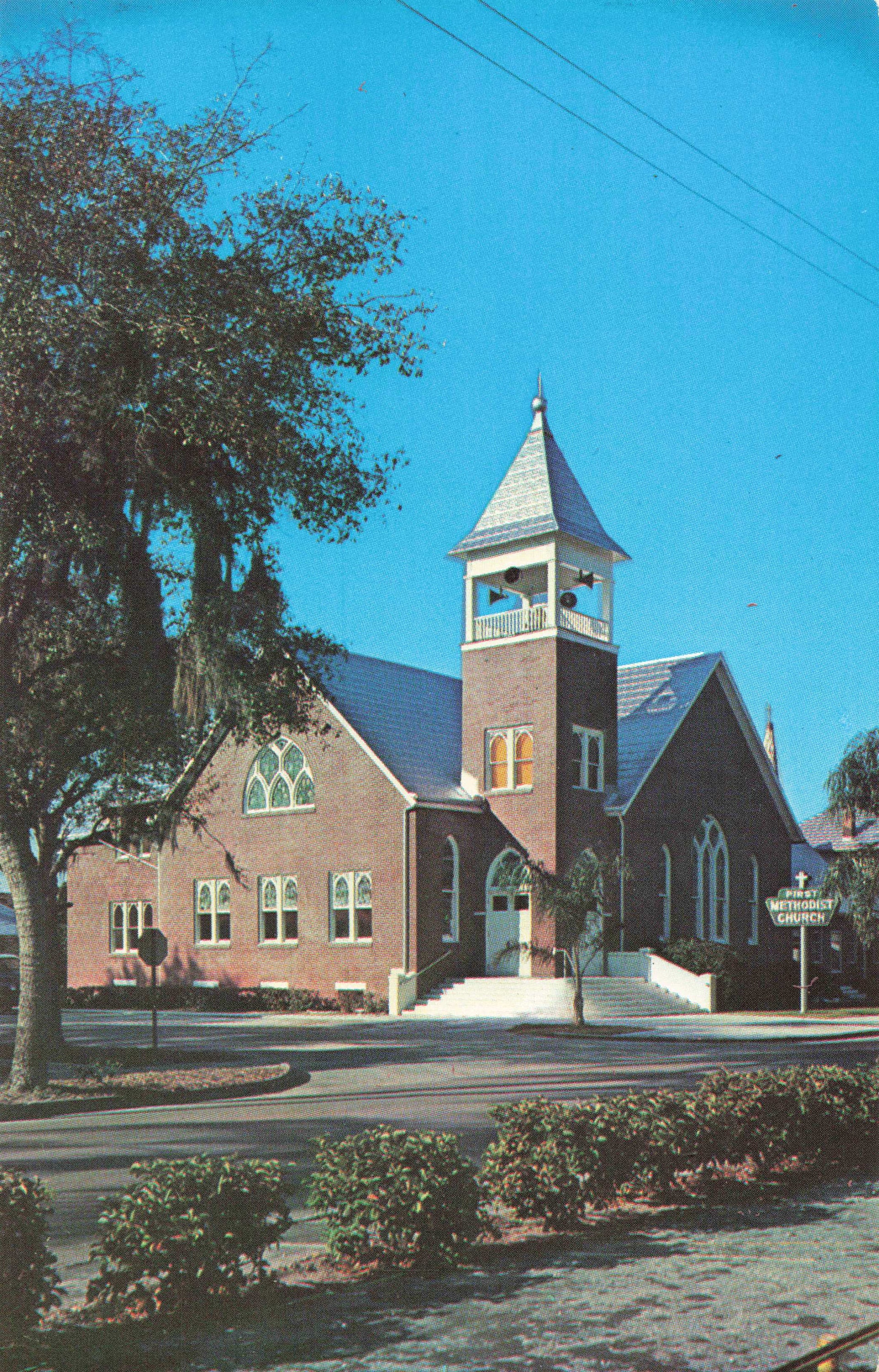 Postcard First Methodist Church St Cloud Florida Etsy