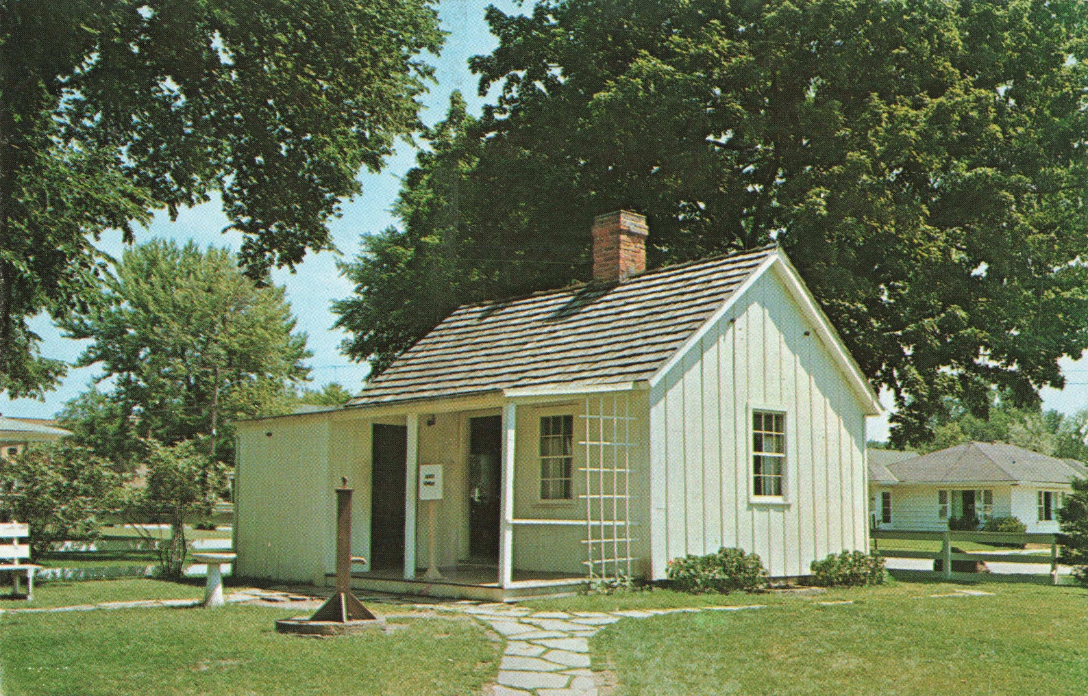 Postcard President Herbert Hoover's Birthplace West Branch Etsy