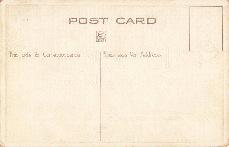 Postcard Congratulations Upon Thy Good Health image 1