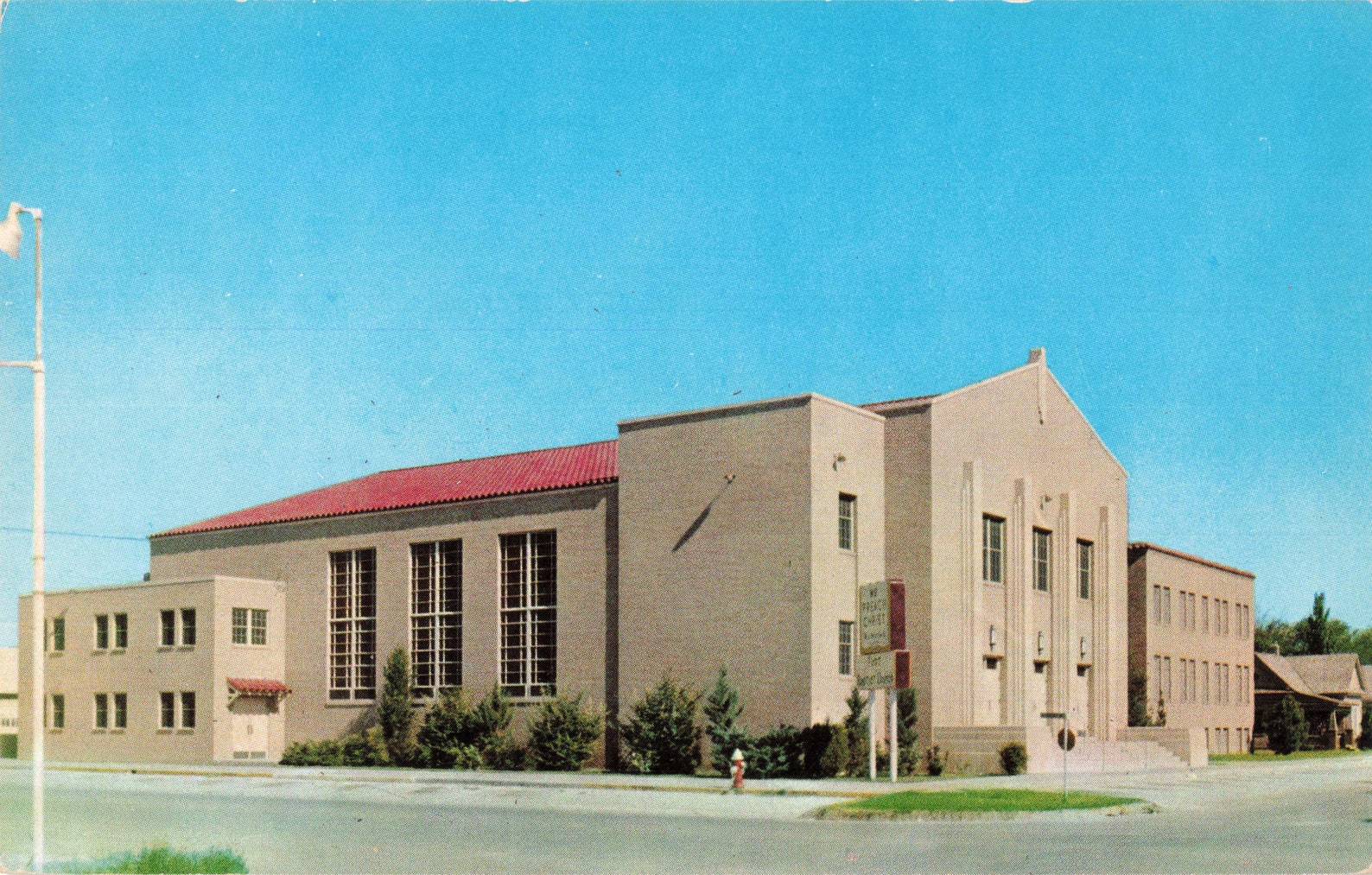 Postcard First Baptist Church Clovis New Mexico Etsy