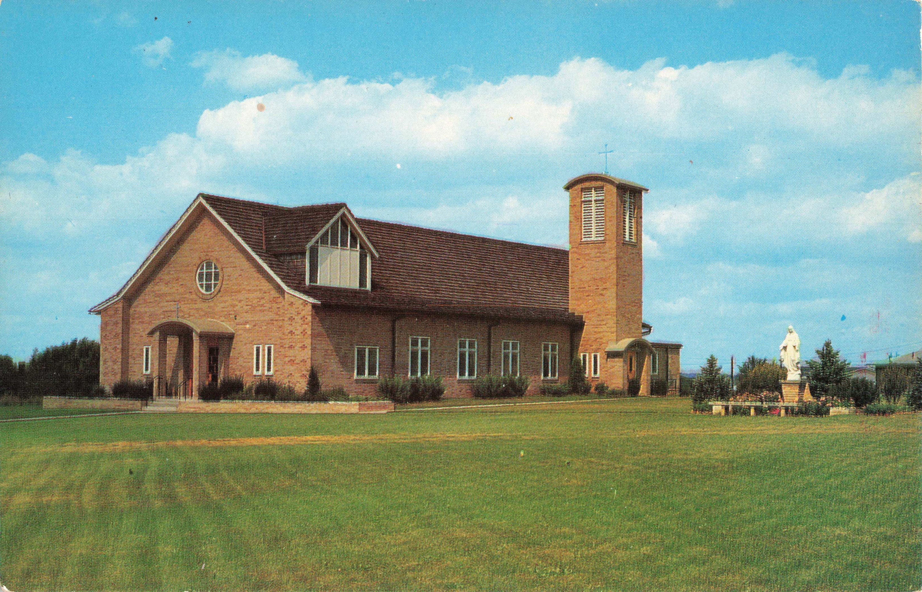 Postcard St Agnes Church Orrville Ohio Etsy