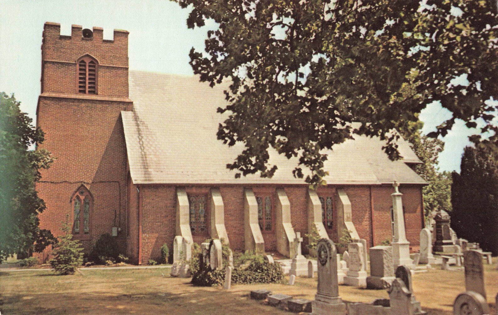 Postcard ST Stephen's Episcopal Church Seaford Delaware Etsy