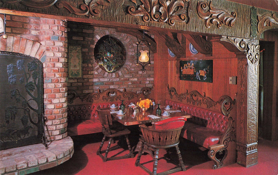 Postcard Coffee Shop Booth Madonna Inn San Luis Obispo | Etsy