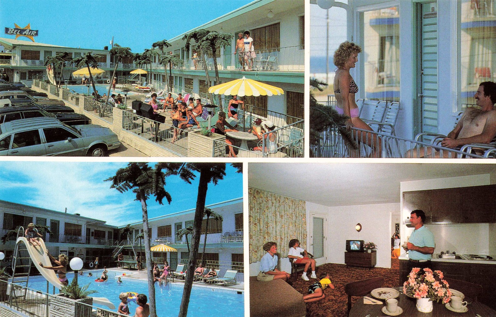 Carte postale Bel Air Motel Wildwood Crest New Jersey Etsy
